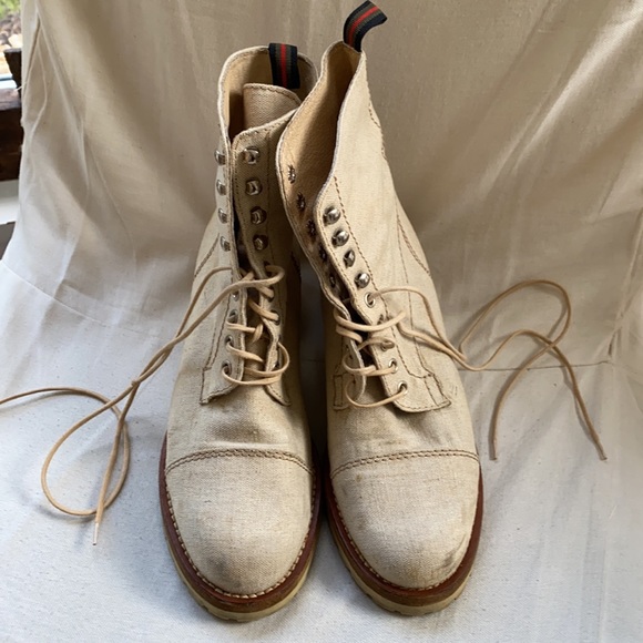 Espace   Vintage Linen Boots - Picture 3 of 16
